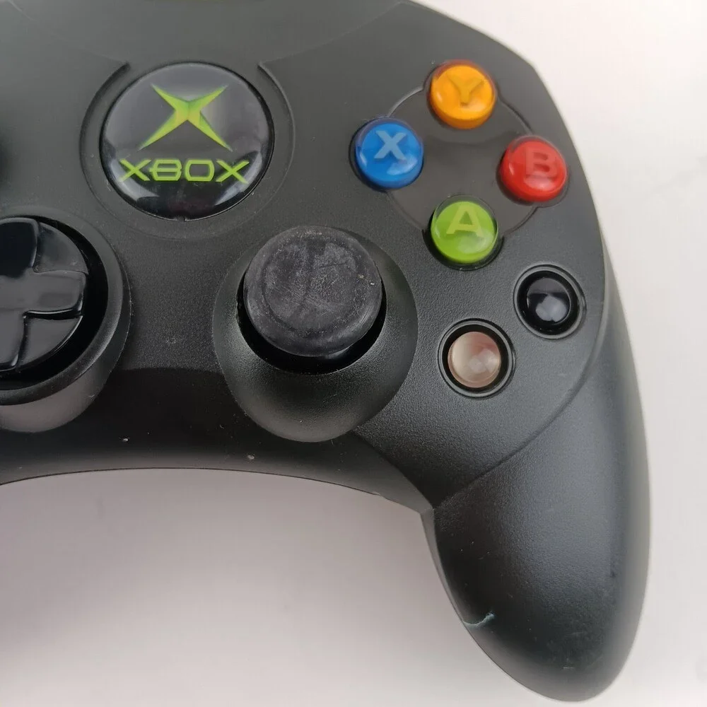 Microsoft Black Original Xbox Video Game Console Controller S Wired